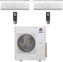 Gree 36,000 BTU Multi21+ Dual-Zone Wall Mount Mini Split Air Conditioner Heat Pump 208/230V SEER 21 (9-12)
