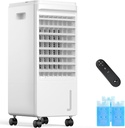 3-IN-1 Portable AC Unit, 23.2'' Windowless Portable Air Conditioners, 7H Auto-off & 1.85Gal Tank, 40°Swing, 3 Modes & 3 Speeds, Ultra-Quiet Swamp Air Cooler With 4 Universal Wheels For Home/Indoor Use