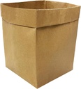 Prudance Washable Paper Bags - Reusable Grocery Storage Bags, 7.9 x 13.8 Inches Kraft Plant Pots & Home Storage Baskets