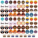 Perfect Samplers Dark Roast Coffee Pods Variety Pack, Dark Roast Coffee Pods for Keurig K Cups Machines, Coffee Sampler 80 Count