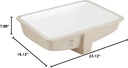 Signature Hardware 447962 Myers 23" Vitreous China Undermount Bathroom Sink