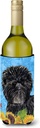 Caroline's Treasures SS4144LITERK Affenpinscher in Summer Flowers Wine Bottle Hugger Bottle Cooler Sleeve Hugger Machine Washable Collapsible Insulator Beverage Insulated Holder