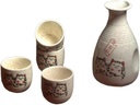 Tableware 5 PCS Japanese Liquor Sake Set Porcelain Ceramic Temperature Wine Cups Crafts-A04