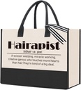 Hairapist Gifts Women Hairdresser Gifts for Women Birthday Gifts for Hairstylist Gift for Hair Stylist Hairdresser Women Hair Dresser Gift Idea Best Hairstylist Gifts Tote Bag