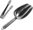 Ice Scoop Stainless Steel Ice Clip Scoop Grains Tong Cube Tong Food Serving Kitchen Tool