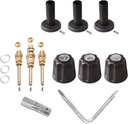 SENTO Bathtub and Shower 3 Handle Tub Trim Set For Gerber Faucets Bathtub Shower, Easy Installation, Heavy Duty Metal, Oil Rubbed Bronze