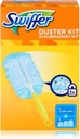 Swiffer Microfibre dust Cleaner Set, 1 Handle and 3 Replacement Pads (Pack of 1x1 Piece)