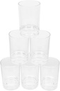 OUNONA 6pcs Simple Glass Cup Drinking Glasses Glass Cups Water Household Water Juice Container