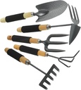 MERRYHAPY 1set Garden Hand Tools Kit Gardening Tools for Planting Includes Shovel Rake and Cultivator Portable and Lightweight Garden Accessories for Outdoor Use