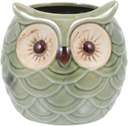 HOMSFOU Ceramic Owl Cocktail Glass - Creative Design for Home Bar, Parties, and Restaurants - 2.91 X 2.75 X 3.81 Inch