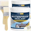 Waterproof Sealant 70oz Clear, TUFINEIN Transparent Waterproof Coating Water-Based Invisible Agent Roofs, Walls, Garden, Terraces Indoor & Outdoor