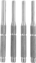 4 Pcs Pin Punch Set Stainless Steel Hand Tool Kit with Reverse Taper Tips for Watch Jewelry Repair and Assembly Lightweight