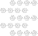 STOBAZA 50pcs Transparent Cupcake Holders with Lids Disposable Dessert Packaging for Weddings Parties and Events Individual Cake Cups for Safe Transport and Display