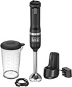 BLACK+DECKER Kitchen Wand Cordless Immersion Blender, Hand Blender with Charging Dock, Black (BCKM1011K10)