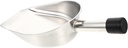 PRETYZOOM Handheld Stainless Steel Ice Shovel Multi Function Grain and Flour Scoop for Kitchen Home Use Easy to Clean Compact Design for Ice Food and More