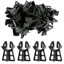 100 Pack of Snap Rebar Chairs Plastic Heavy Duty Spacer for Concrete, Fits Bar Sizes 3-5 TXZWJZ