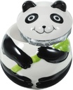 Kichvoe Ceramic Panda-shaped Tea Storage Canister with Lid Airtight Jar for Tea Leaves Cookies and Snacks Cute Design for Home and Giving