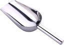 Sosoport Stainless Steel Ice Scoop 11-Inch Non-Slip Handle for Freezer Dog Food and Kitchen Use Sturdy Ice Scooper Tool for Restaurants and Camping