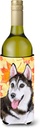 Caroline's Treasures BB9973LITERK Siberian Husky #2 Fall Wine Bottle Hugger, Yellow Bottle Cooler Sleeve Hugger Machine Washable Collapsible Insulator Beverage Insulated Holder