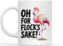 Funny Gift for Grandma, Oh for Flocks Sake Funny her Father&amp39s Day Gift him 11 Oz White Ceramic Coffee Mug
