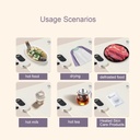 Food Warming Pad, Electric Hot Plate, Upgraded Graphene Heating Membrane, Fast Full Surface Heating Plate, 4 Levels of Adjustable Temperature, Portable Food Warmer for Banquets, Buffets and Daily Use