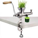 Manual Wheatgrass Juicer Stainless Steel Juicer Extractor Vegetable and Fruit Juicer Lemon Orange Squeezer Juicer Hand Press