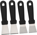 Milisten 4pcs Portable Ice Scoop Set Steel Shovel for Car Driveway Home Freezer Fridge Ice Scraper Deicing Tool