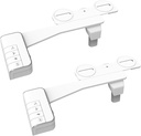 Hibbent 2 Pack Bidet Attachment for Toilet, Non-Electric Dual Nozzle for Frontal & Rear Wash, Adjustable Water Pressure Control, Fresh Water Bidet Toilet Seat, Self Cleaning Water Sprayer, Chrome