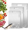 Titanium Cutting Board Set of 3,100% Pure Titanium Cutting Boards for Kitchen, 2025 New Double Sided Food-Grade Chopping Board for Cutting Meat Vegetable Fruit