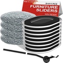 Furniture Sliders for Hardwood Floors: Multi-Surface 3-in-1 Furniture Movers Sliders - Moving Pads with 8PCS Carpet Sliders+4PCS Hard Floor Socks+1 Lifter - Protect Floor and Easily Move Furniture