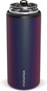 Hydrapeak Slim Can Cooler - Double Wall Insulated Skinny Can Cooler for All 12 oz. Hard Seltzer and Beer Slim Cans, Stainless Steel Can (Rainbow)