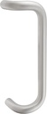 Rockwood BF158.28 Aluminum 90-Degree Offset Door Pull, 1" Diameter x 12" Center-to-Center, Through Bolt Mounting for 1-3/4" Door, Clear Anodized Finish