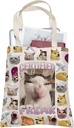 TOBGBE Funny Certified Freak C-at M-eme T-ote Bag Many Kawaii Cat M-eme Quote Merchandise Cat M-emes Gifts Funny Meme Tote