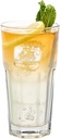 Restaurantware Otto 10 Ounce Beverage Glasses Set Of 6 Paneled Drinking Glasses - Fine-Blown Tempered Dishwasher-Safe Clear Glass Glassware Set For All Types Of Drinks