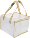 Sulated Food Bag Handle Portable Pizza Carrier Thermal Bag for Cake and Seafood