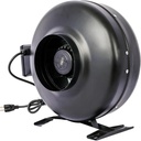 Dryer Booster Fan, 4-Inch 412 CFM Inline Vent Blower, Low-Noise Register Booster Fan for HVAC, Durable Galvanized Steel, Easy Install for Basement, Kitchen & Hydroponics Ventilation (6-Inch 412 CFM)
